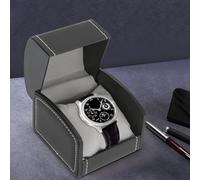 PU Leather Watch Box Watch Case Single Display Luxury Storage Case For Wristwatches and Smart Watches Holder With Pillow, Jewelry Bearer Gift Case For Women/Men Birthday Day Gift Box