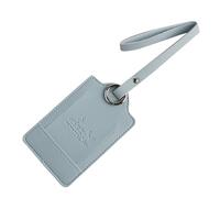 PU Luggage Name Label Design with Detachable Cards Holder for Business Travel and Train Commutes Business Travel Luggage Accessory
