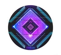 PU Material Folding VR Game Mat Ideal Support for Immersive For Meta Quest3S Gameplay (purple)