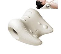 PU Material Neck Massage Pillow - U-shãped Ergonomic Pillow | Portable Neck Massager, Relaxation & Muscle Support for Home, Travel, Bed Rest, Office, Car