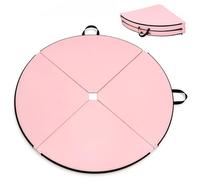 PU Material Pole Dance Gymnastics Mat Is Suitable for Sports Family Use 4 Folding Round Dance Protection Mat Household Dance Pole Dance Protection Mat Beginner Dance Practice Protection