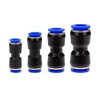 PU PG Pneumatic Quick Connector Plastic Hose Air Pipe 4 6 8mm 10mm 12mm 14mm 16mm Straight Reducing Gas Quick Connection(PU-12)