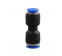 Pu Pneumatic Fittings Connector PG 4 to 6-8-10-12/14mm 16mm Air Hose Tube Push in Straight Quick Coupling(PU-4,100 PCS)