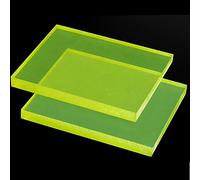 PU Polyurethane Board, 2pcs Polyurethane Sheet Rectangle PU Elastic Rubber Board Wear-resistant And Oil-proof Damping Plate(200 * 500 * 5mm)