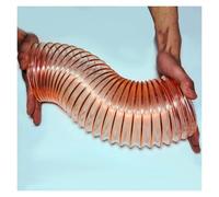 PU Polyurethane Ducting, 25-400mm Diameter/1.5mm Wall Thickness/High Transparency/Wear-Resistant(L 3.3ft/1m,Dia 7"/180MM)