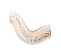 PU Polyurethane Ducting, Clear Flexible Dust Extractor Hose 3.3ft Long, Heavy Duty Shop Vac(100mm)