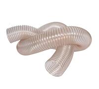 PU Polyurethane Ducting Flexible Hose, Clear PU Polyurethane Ducting Flexible Hose Dust Collection, 0.63mm Wall Thickness(4m,ID 110MM)