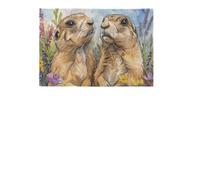 PU Protector Sleeve Credit Card Women Men Two Prairie Dogs Waterproof Travel Wallet Stylish Passport Cover Slim Passport Case for Card Holder Travel Accessories, style, 20.3x13.8cm