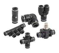 PU PV PE HVFF SA PM PZA PY PK PYBetter Quality Pneumatic Fitting Pipe Connector Quick Release Coupling 4/6/8/10/12mm 1Pcs(PM,4mm)