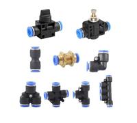 PU/PY Pneumatic Quick Connector 4-12mm 10Pcs