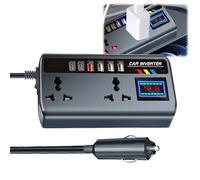 Pu/re Sine Wave Car Inverter 12v to 240v,Car Inverter,Ca/r Converter to Outlet Plug,Vehicle Powers Converter,Powers Inv/erter,C/ar I/nverter Outlet,Ca/r Plug Adapter,2 Sockets Output 3 Usb Ports
