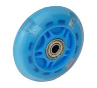 PU Rear LED Flash Wheel For Scooter, 80mm Diameter With ABED 7 Bearings And Designed For Visibility Needs(Pink)
