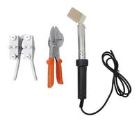 PU Round Belt Welding Machine, 150W/200W PU Round Belt Welder Butt Machine, Drive Belt Connector Hot Melt Machine, Scissor+Soldering Iron+Hot Melt Machine Clamp for Home Repairs,200W