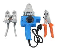PU Round Belt Welding Machine - Adjustable Temperature Hot Melt Welder with Scissors & Joint Clamps for Joining PU Belts, Tubes & Plastic Strips