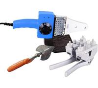 PU Round Belt Welding Machine, Clamp Polyurethane Belt Welder, 220V Polyurethane Belt Hot Melt Machine with Scissor & Fixture, U Belt Welder Connector, for PU Strips, Plastic Pipes