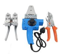 PU Round Belt Welding Machine with Scissor and Fixture, 220V Polyurethane Belt Butt Welder for V-Belts Pentagonal Belts and Plastic Strips