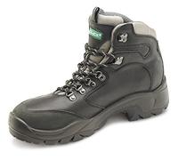 Beeswift PU Rubber D-Ring S3 Steel Toe Cap Safety Boots 1Pr Black 10 CF62BL10