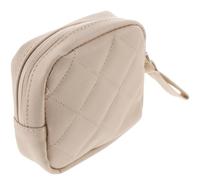 Pu Sanitary Towel Storage Bag Travel Period Pouch Beige
