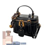 PU Square Bag for Women - Retro Small Box Purse, Versatile PU Handbag, Removable Strap Shoulders Carrier, Organizer for Cell Phone Keys Wallet, Daily Travel Accessory | Casual Outing Use for Women