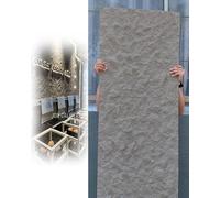 PU Stone Wall Paneling Kit, 3D Faux Stone Wallpaper for Interior Decor, TV Background, Game Room Accent Wall, Bedroom Wainscoting