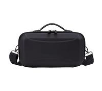 PU Storage Bag for Insta360 X6 First-Person Camera Mount Anti-Water Splash, Anti-Shock Travel Portable Organizer with Shoulder Strap for Insta 360 X6 Camera Accessories, Black
