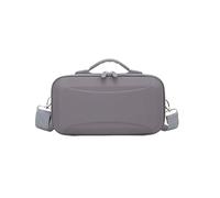 PU Storage Bag for Insta360 X6 First-Person Camera Mount Anti-Water Splash, Anti-Shock Travel Portable Organizer with Shoulder Strap for Insta 360 X6 Camera Accessories, Gray