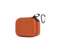 PU Storage Case for DJI OSMO Action 6 Camera Dust-Proof Set Bag for Camera Accessories, Can Store Action 6 Cameras and Other Accessories (Orange)