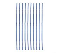 PU Table Tennis Racket For Edge Tape - 42cm Paddle Protective Side Tape, 0.6cm Width, Black/Blue, for Racket For Edge Protection Strip & For Ping Pong Paddle Guard(8mm blue)