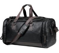 Pu Travel Bag Men's Business Trip Duffel Bag Travel Backpack Version Hand Bill Shoulder Large Handbag