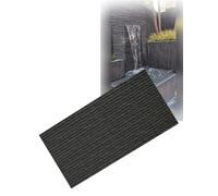 PU Waterfall Wall Panel, Faux Stone Interior Wall Decor, for Interior/Exterior Feature Wall Decor, Easy Installation Water Flow Design(Roman Black,120X60cm/6pcs)