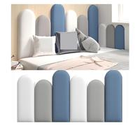 PU Waterproof Soft Wall Stickers, 3D Self Adhesive Wall Panels - Reusable Bed Headboards for Wall Decoration, Kids Room Upholstered Wall Panels