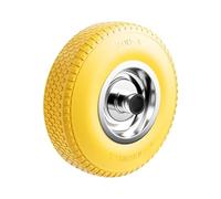 PU Wheel 3.00-4 255mm Solid Rubber Tyre Puncture-proof with metal Rim for Transport Aids