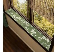 PU Window Ledge Protector, Desk Pad, Waterproof and Oil Proof, Scalding, Cuttable, for Bay Windows and Balconies(Green,50 * 120cm/20 * 47in)