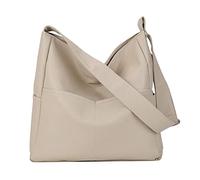 PU Women Fashion And Casual Bag Shoulder Bag Car Sewing Solid Tone Tote Bag Casual Crossbody Bag 3/4 Clutch 420 Chain (White, One Size)
