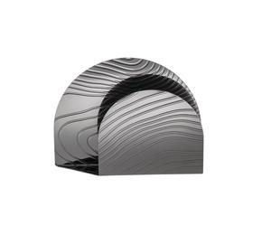 PU08 Veneer Napkin holder stainless steel Alessi SINGLE PIECES - 8003299450312