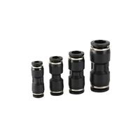 PU4 PU6 PU8 PU10 PU12 PU14 PU16 Pneumatic Air Fittings Than Blue PU Straight Connector 10Pcs(PU14 OD14mm)