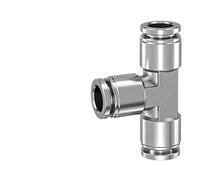 PU4 PV6 PU8 PE10 PY12 304 Stainless Steel Pneumatic Fitting Pipe Connector Water Push in Hose Couping Tube Air Quick Fittings(PU-10,200 Pcs)