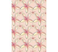 Pua Melia Journal: 100 page lined notebook with plumeria flowers