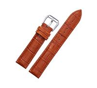 Puasny Leather Replacement Watch Strap for Men - Compatible with Standard Lug Watches in 12mm to 22mm,Light Brown,20mm