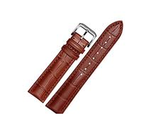Puasny Men's Genuine Leather Watch Band - Classic Replacement Strap in 12mm to 24mm,Light Brown,22mm