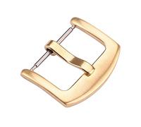 Puasny Stainless Steel Watch Buckle Clasp for Men - Metal Replacement for 16mm to 24mm Bands,Gold Brushed,22mm