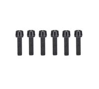 Puasny Steel Bicycle Stem Bolts M5x18mm, Hexagon Socket Screw for MTB Road Bike Handlebar Stems,6Pcs - Black,M5x18mm