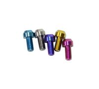 Puasny Titanium Inner Cap Head Bolts for Bicycle Modification, M4 M5 M6 M8 Sizes for Bike Maintenance,M6x40mm - 10Pcs,Gold
