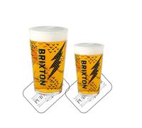 Pub and Bar Accessories | Brixton Brewery Pint and Half Pint Glass