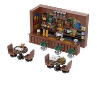 Pub/Bar | Instructions Included | Made with Genuine LEGO Bricks