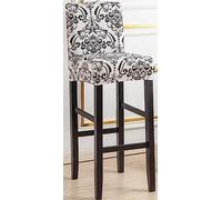 Pub Counter Stool Covers Barstool Chair Cover Set of 2/4/6 Pack Stretch Bar Stool Chair Slipcover Pattern for Short Swivel Dining Room Height Side Chairs Slipcovers Washable ( Color : #15 , Size : Set