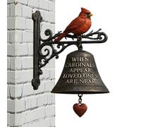 Pub Last Orders Bell, 7.87in Wall Mountable Aluminum Ship Bell,Garden Bells, For Ranch Farm Backyard Courtyard Porch Entrances Fence