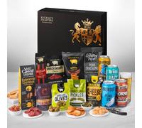 Pub Night Snack Box with Brewdog Selection - Beer & Snack Gift Box with Punk IPA, Hazy Jane, Elvis Juice, Pork Crackling, Cheese Straws, Olives - Birthday Beer Gifts for Men, from Regency Hampers