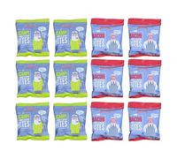 Pub Original Bites - Variety Snacks Box - Scampi Lemon and Bacon BBQ Flavour Crisps Multipack - 12 x 40 g Bags