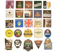 Pub Paraphenalia Traditional Beer Mats, Multi-Colour, Pack of 25